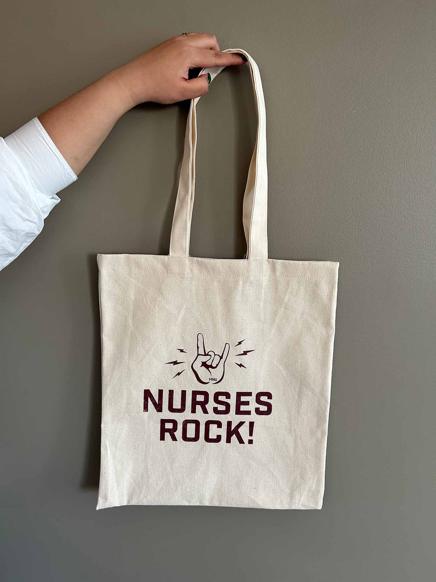 Nurses Rock! Canvas Tote