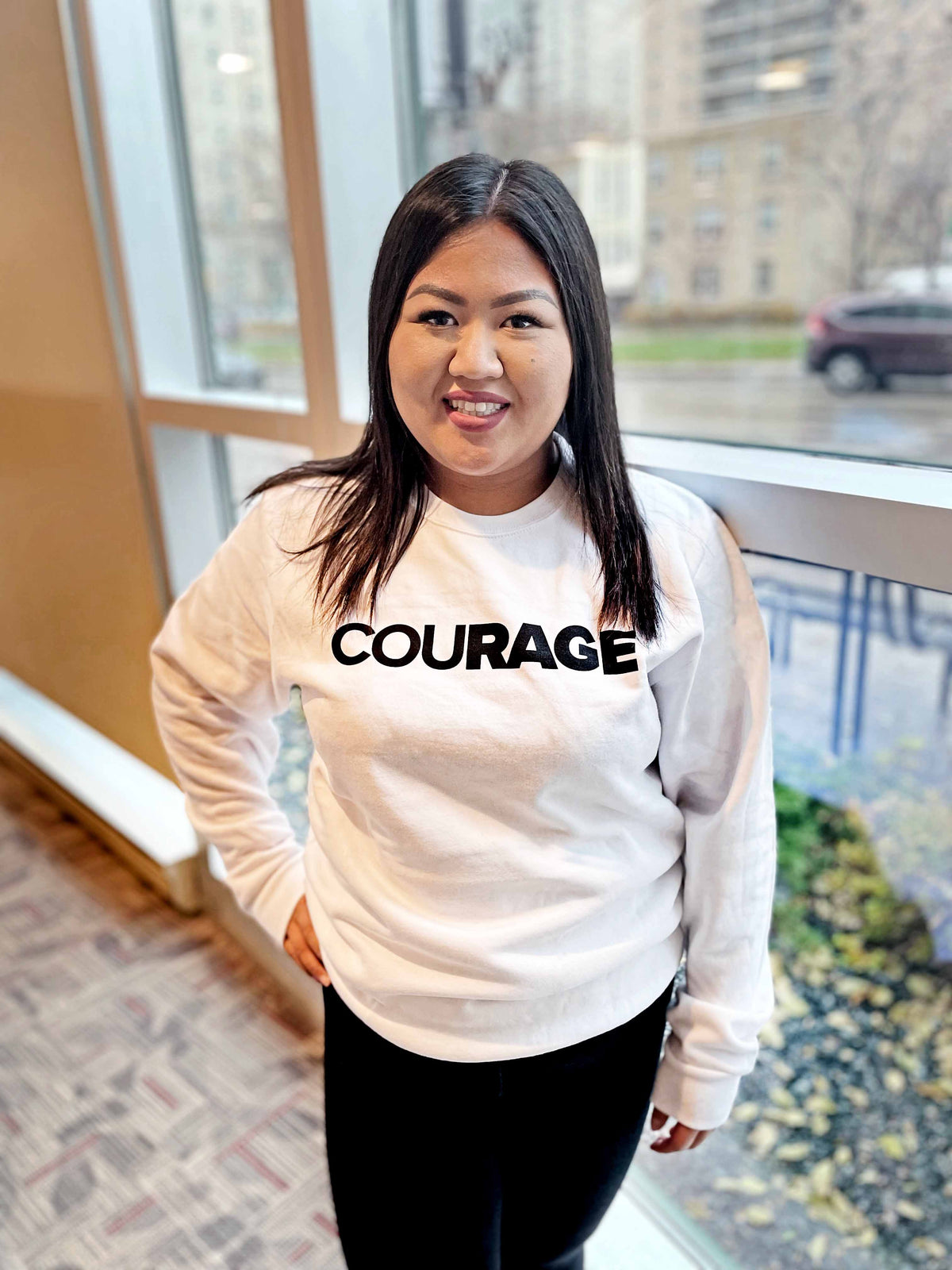 Unisex COURAGE Crew Neck Sweatshirt