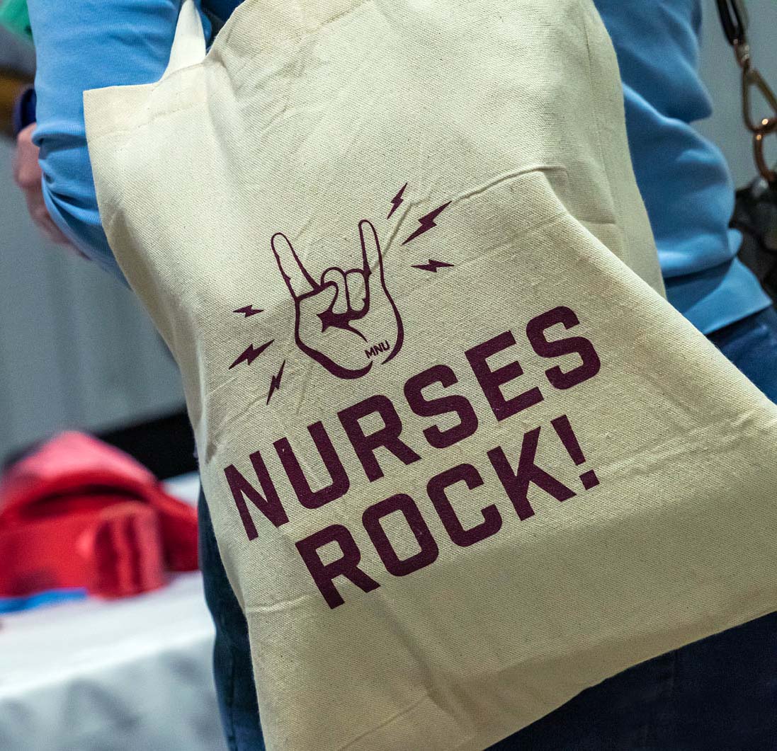 Nurses Rock! Canvas Tote