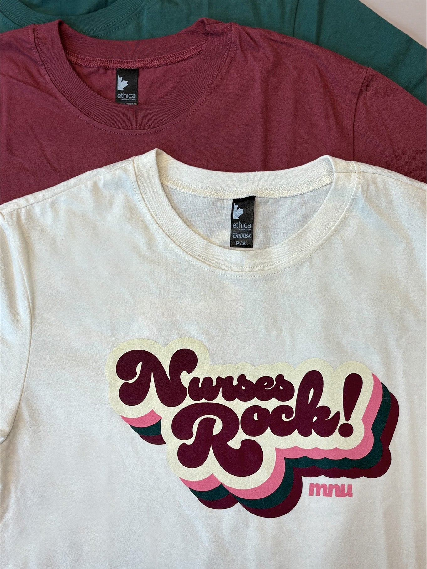Unisex "Nurses Rock!" Retro T-Shirt