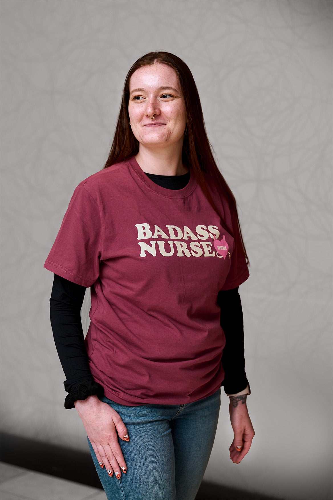 Unisex "Badass Nurse"  T-Shirt