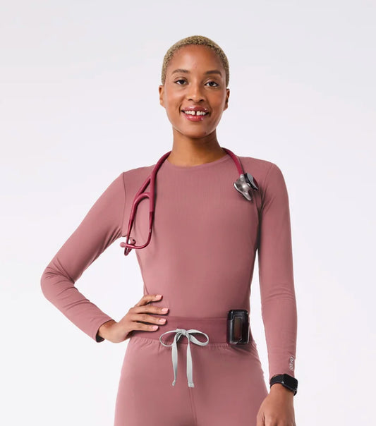 Figs Womens Ribbed Longsleeve Underscrub
