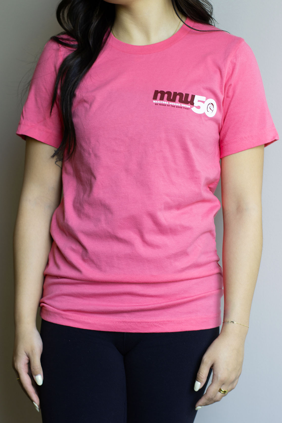 MNU 50th Anniversary Unisex Pink T-Shirt