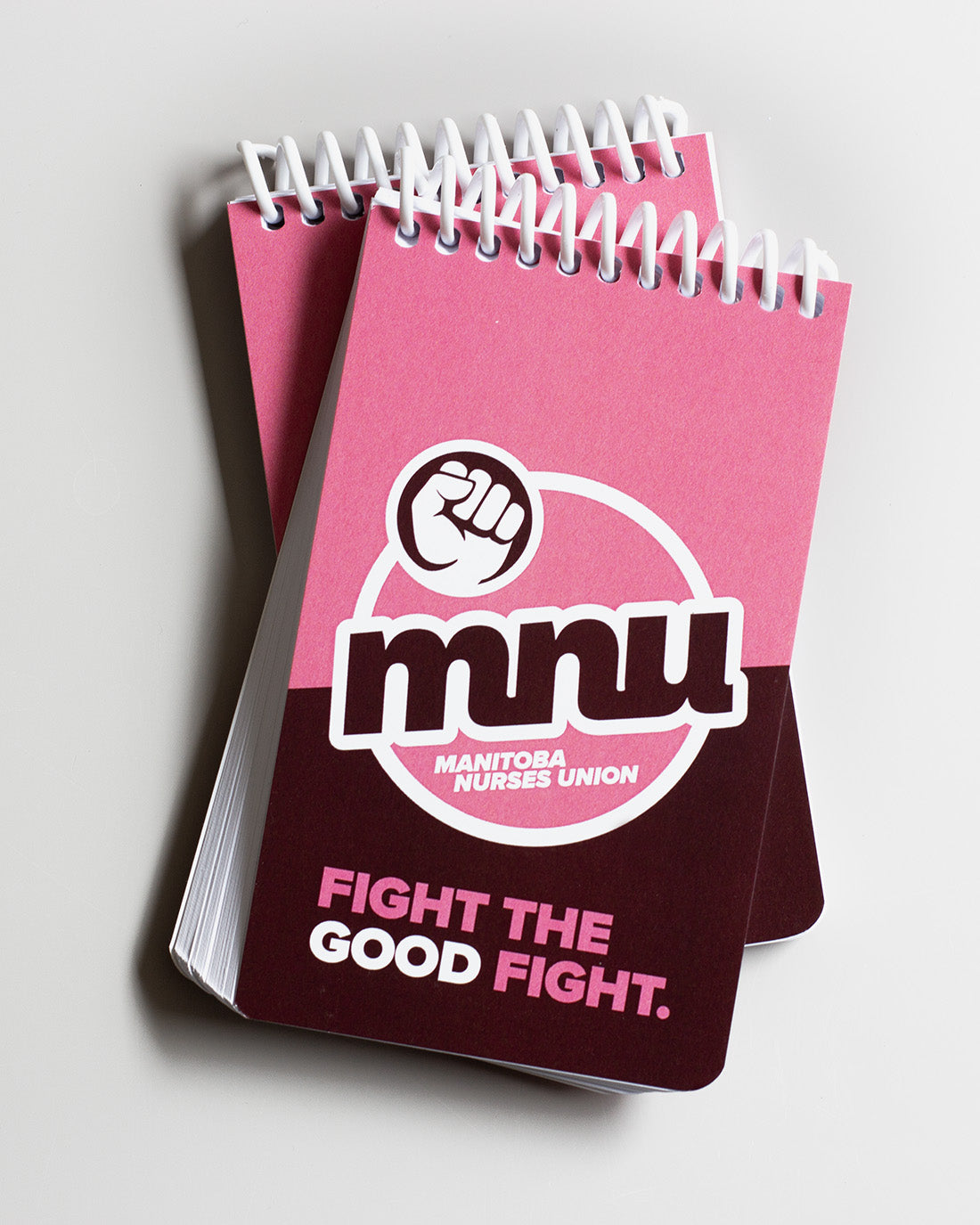 "THE GOOD FIGHT" MNU Notepad