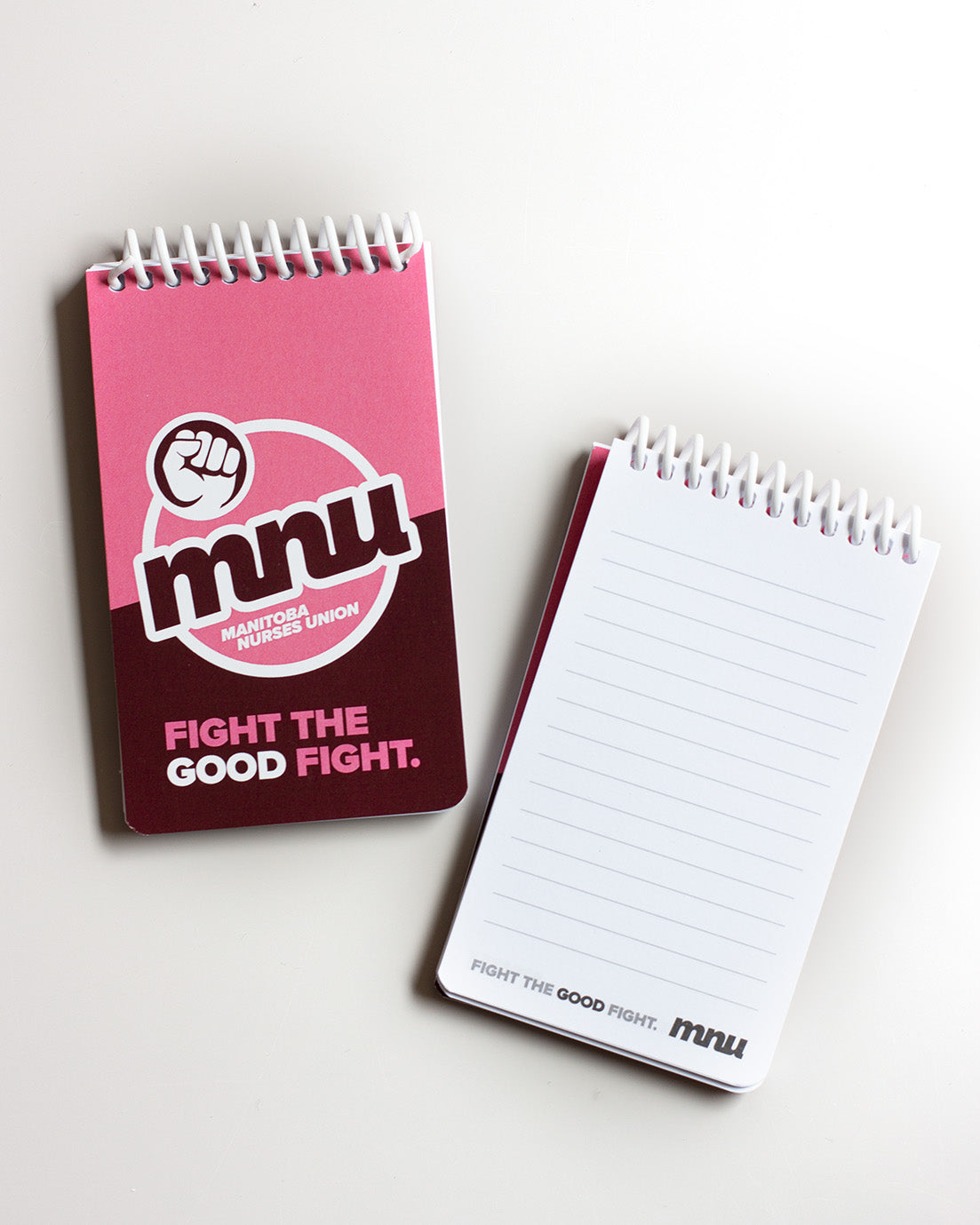 "THE GOOD FIGHT" MNU Notepad