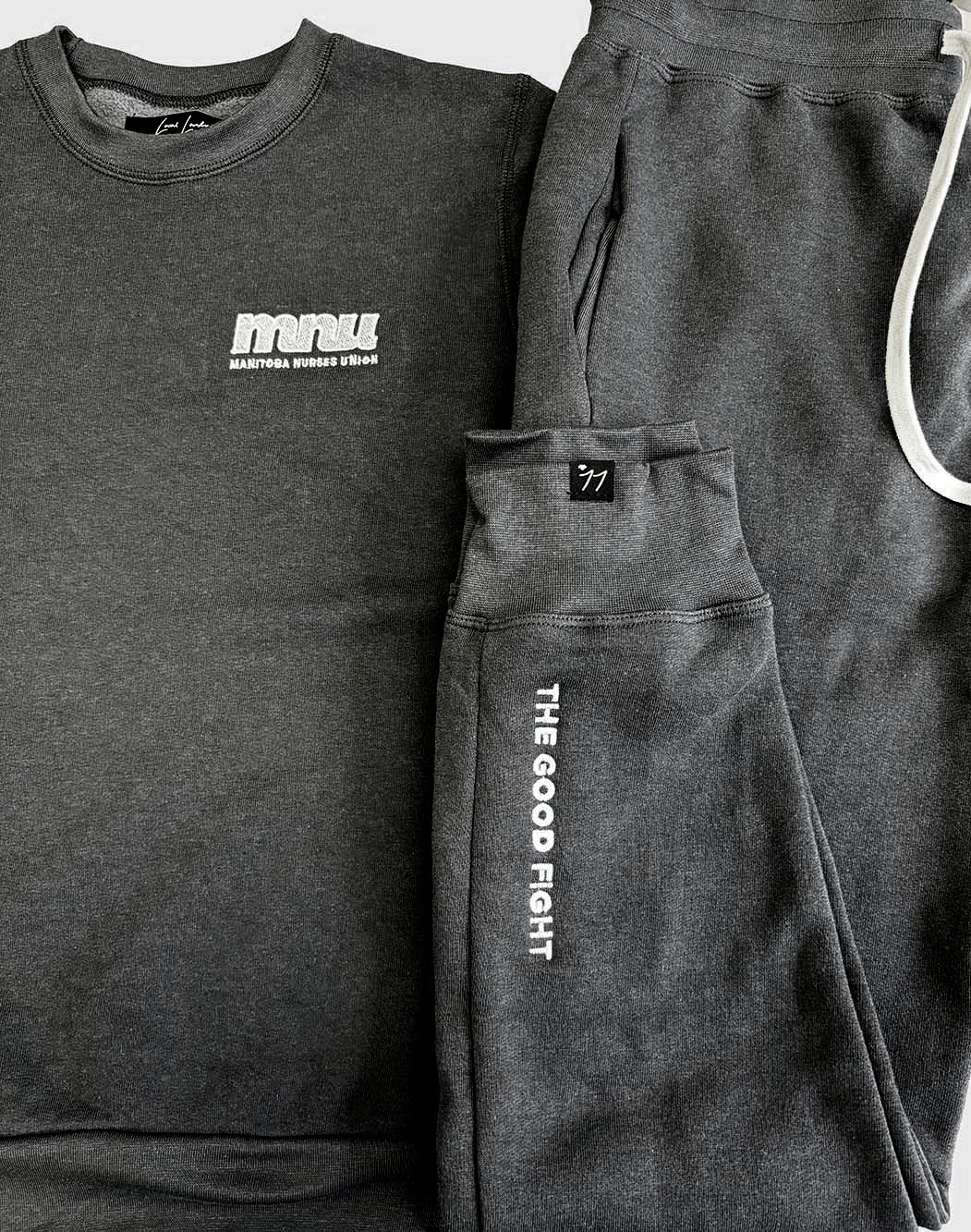 Unisex Slim-Fit "THE GOOD FIGHT" Sweatpants
