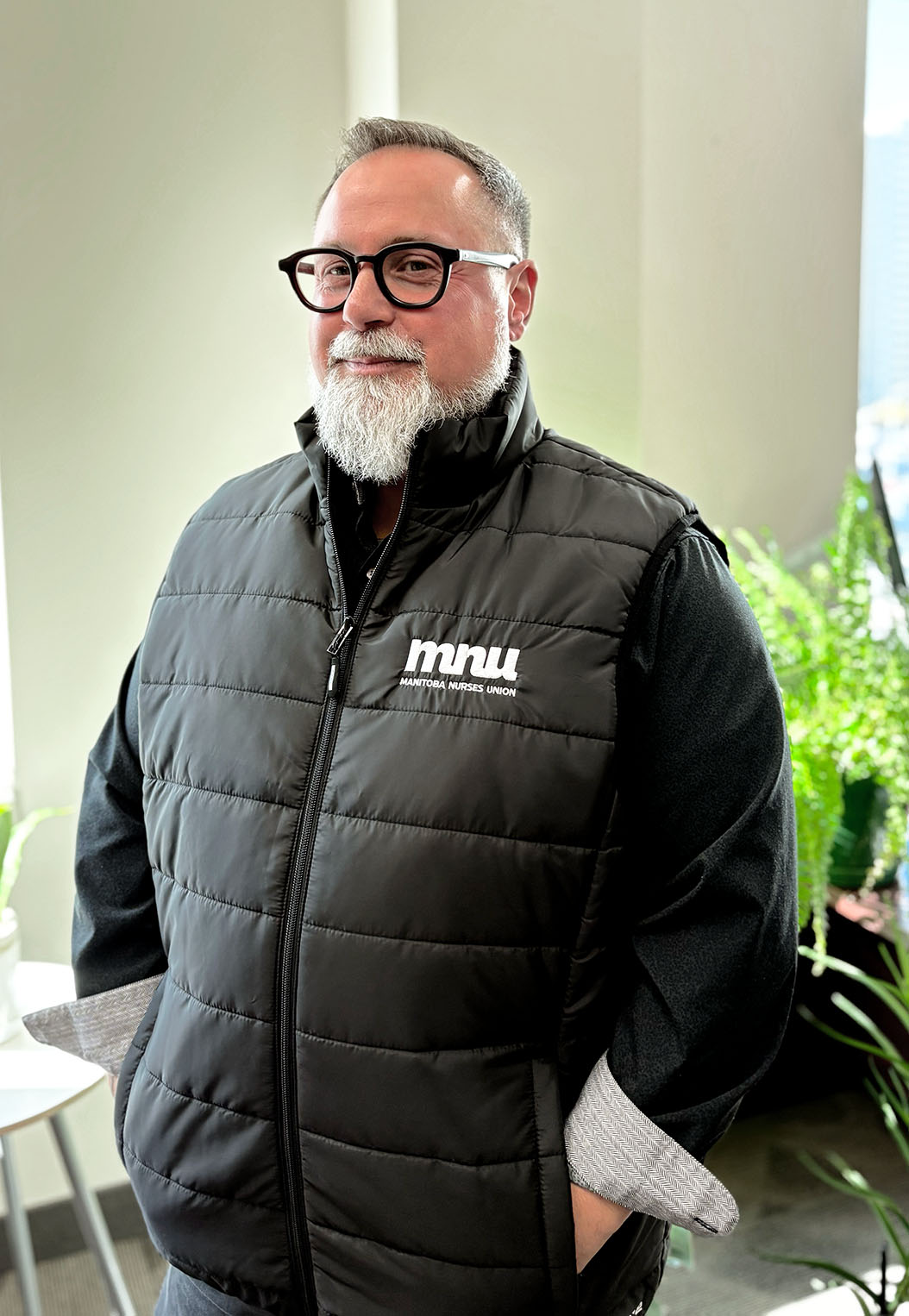 "THE GOOD FIGHT" Puffer-Style Vest