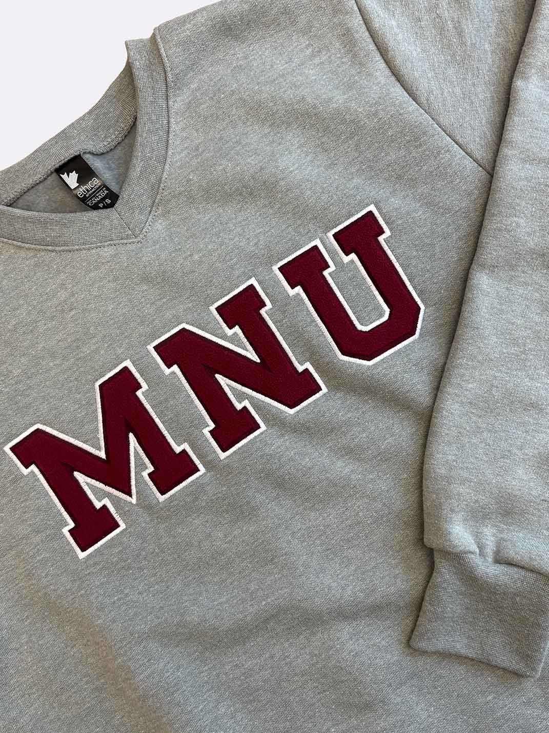 Unisex MNU Varsity V-Neck Sweatshirt